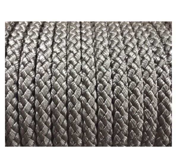 Zwart gevlochten Multilon touw 12 MM