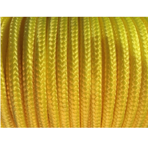 Geel gevlochten Multilon touw 10 MM