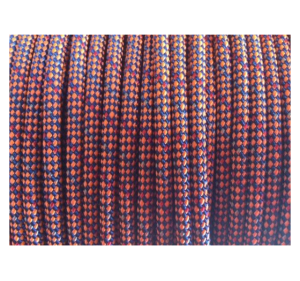 Trimlijn Rood-Zwart van gevlochten Multilon 5 MM