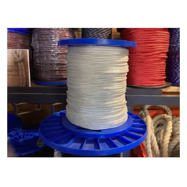 177 meter wit gevlochten Polyester touw 5 MM dik