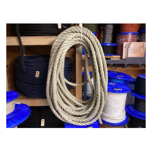 24 meter natuurkleurig Polypropyleen geslagen touw 20 MM