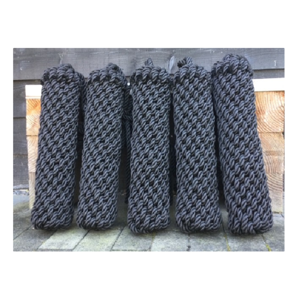 Handgeknoopte touwfender doorsnee ongeveer 15 cm, extra lang